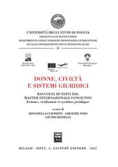 Donne, civiltà e sistemi giuridici-Femmes, civilisation et systemes juridiques. Ediz. bilingue