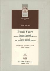 Poesie sacre. Cantici spirituali-Cantiques spirituels. Inni tradotti dal breviario Romano-Hymnes traduites du Bréviaire Romain. Testo francese a fronte. Ediz. bilingue
