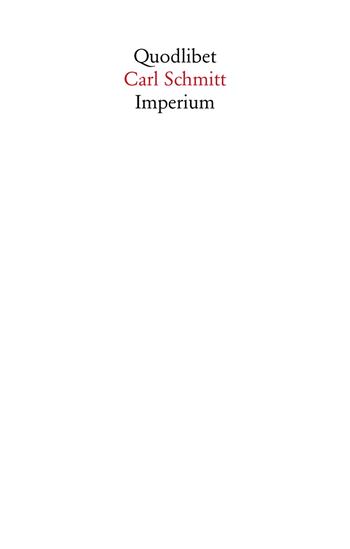 Imperium. Conversazioni con Klaus Figge e Dieter Groh 1971 - Carl Schmitt - Libro Quodlibet 2020, Saggi | libraccio.click