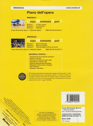 Corpo movimento sport. Per le Scuole superiori. Vol. 2 - Aldo C. Cappellini, Anna Naldi, Rancesca Nanni - Libro Markes 2012 | libraccio.click