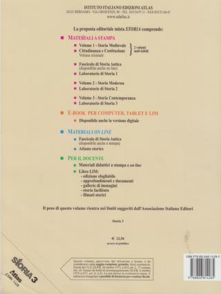 Storia. Per la Scuola media. Vol. 3: Contemporanea. - Sergio Zaninelli, Claudio Cristiani, Giovanna Bonelli - Libro Atlas 2009 | libraccio.click