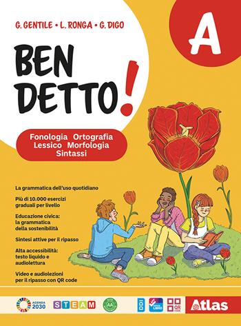 Ben detto! Con Le regole a colpo d'occhio. Per la Scuola media. Vol. A-L-B: Morfologia e Sintassi-L Laboratorio di grammatica-Comunicazione e testi - Gianni Gentile, Luigi Ronga, Giulia Digo - Libro Atlas 2023 | libraccio.click