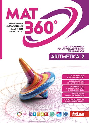Mat 360. Aritmetica. Geometria. Con Quaderno. Per la Scuola media. Vol. 2 - Roberto Vacca, Valeria Mazzoleni, Claudia Bezzi - Libro Atlas 2026 | libraccio.click