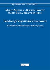 Valutare gli impatti del Terzo settore. Contributi all'attuazione della riforma