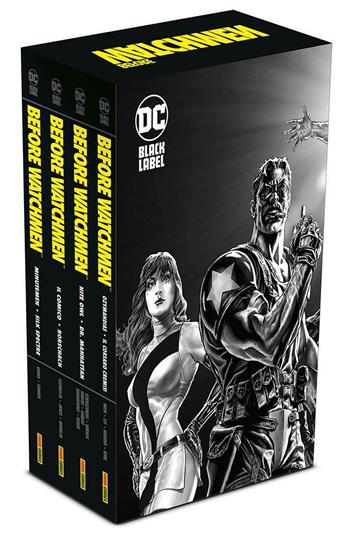 Before Watchmen. Cofanetto - Darwyn Cooke, Brian Azzarello, J. Michael Straczynski - Libro Panini Comics 2022, DC Black label | libraccio.click