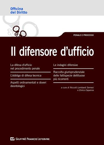 Il difensore d'ufficio  - Libro Giuffrè 2020, Officina. Penale e processo | libraccio.click