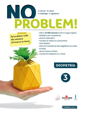 No problem! Geometria. Per la Scuola media. Vol. 3 - Giuseppe Ferrari, Maria Angela Cerini, Donatella Giallongo - Libro Trevisini 2020 | libraccio.click