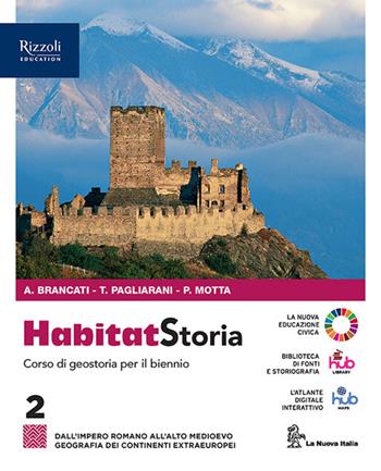 Habitat storia. Per le Scuole superiori. Vol. 2 - Antonio Brancati, Trebi Pagliarani, Patrizia Motta - Libro La Nuova Italia 2023 | libraccio.click