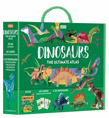 Dinosaurs. The Ultimate Atlas. Ediz. illustrata. Con puzzle - Giulia Pesavento, Mattia Cerato, Giulia Pesavento - Libro Sassi 2021, Science | libraccio.click