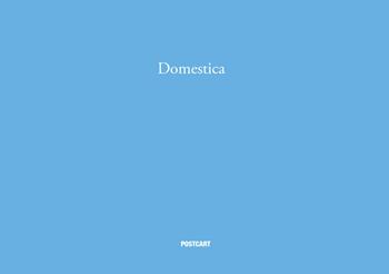 Domestica. Ediz, italiana e inglese. Ediz. illustrata - Silvia Camporesi - Libro Postcart Edizioni 2020 | libraccio.click