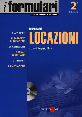 Formulario locazioni. Con CD-ROM  - Libro Il Sole 24 Ore 2013, I Formulari | libraccio.click