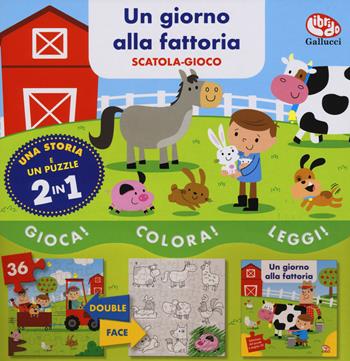 Un giorno alla fattoria. Scatola gioco. Ediz. a colori. Con puzzle - Danielle Patenaude, Jonathan Miller - Libro Librido Gallucci 2018 | libraccio.click