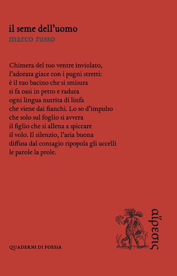 Il seme dell'uomo - Marco Russo - Libro Eretica 2021, Quaderni di poesia | libraccio.click