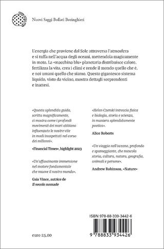 La macchina blu. Come gli oceani danno forma al nostro mondo - Helen Czerski - Libro Bollati Boringhieri 2024, Nuovi saggi Bollati Boringhieri | libraccio.click