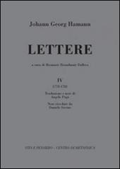 Lettere. Vol. 4: (1778-1782)