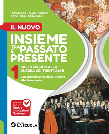 Il Nuovo Insieme passato presente. Il Nuovo Pianeta blu. Per la Scuola media. Vol. 1  - Libro La Scuola SEI 2026 | libraccio.click