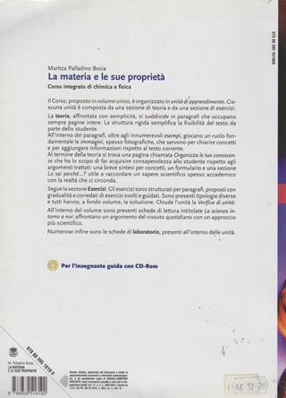 La materia e le sue proprietà. Corso integrato di chimica e fisica. Per le Scuole superiori - Maritza Palladino Bosia - Libro Paravia 2005 | libraccio.click