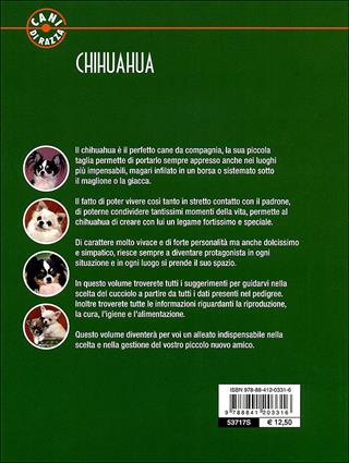 Chihuahua - Candida Pialorsi Falsina, Antonella Tomaselli - Libro De Vecchi 2011, Cani di razza | libraccio.click