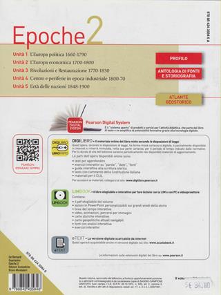 Epoche. Con atlante. Per le Scuole superiori. Vol. 2 - Alberto De Bernardi, Scipione Guarracino - Libro Edizioni Scolastiche Bruno Mondadori 2012 | libraccio.click