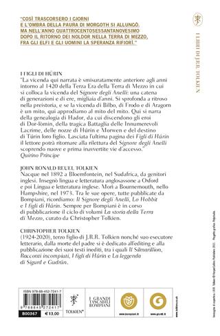 I figli di Húrin - John R. R. Tolkien - Libro Bompiani 2013, I grandi tascabili | libraccio.click
