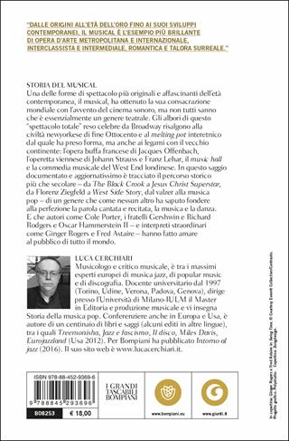 Storia del musical. Teatro e cinema da Offenbach alla musica pop - Luca Cerchiari - Libro Bompiani 2017, Tascabili | libraccio.click