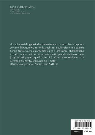 Omelie sull’Esamerone e di argomento vario. Testo greco a fronte - Basilio (san) - Libro Bompiani 2017, Il pensiero occidentale | libraccio.click
