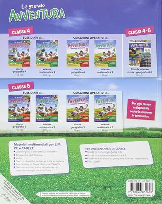 La grande avventura. Sussidiario di matematica, scienze e tecnologia. Per la 5ª classe elementare. - L. Allevi, M. Cappelletti, A. De Gianni - Libro La Spiga Edizioni 2014 | libraccio.click