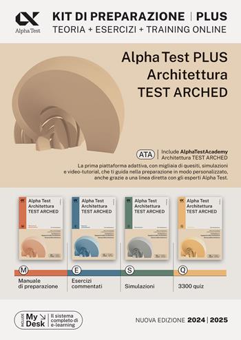 Alpha test plus. Architettura. Test Arched. Kit di preparazione Plus. Per l'ammissione a tutti i corsi di laurea in Architettura e Ingegneria Edile-Architettura, Scienze dell'architettura. Ediz. MyDesk. per download e accesso online - Giuseppe Vottari, Massimiliano Bianchini - Libro Alpha Test 2024, TestUniversitari | libraccio.click