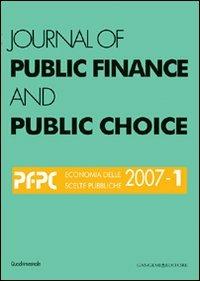 Journal of public finance and public choice - Domenico Da Empoli - Libro Gangemi Editore 2008 | libraccio.click