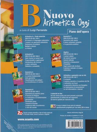 Nuovo aritmetica, geometria, algebra oggi. Aritmetica. Vol. B. Per la Scuola media. - Mario Mariscotti - Libro Petrini 2010 | libraccio.click