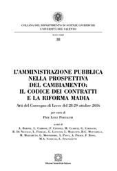 L'amministrazione pubblica nella prospettiva del cambiamento: il codice dei contratti e la riforma Madia