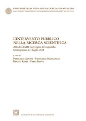 L' intervento pubblico nella ricerca scientifica