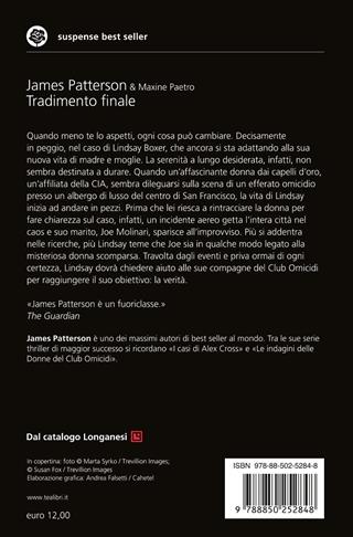 Tradimento finale - James Patterson, Maxine Paetro - Libro TEA 2019, Suspense best seller | libraccio.click