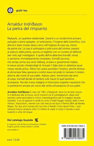 La pietra del rimpianto - Arnaldur Indriðason - Libro TEA 2025, Gialli TEA | libraccio.click