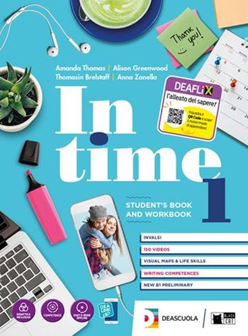 In time. Student's book-Workbook. Con Fascicolo In our times, Tavola dei verbi. Per le Scuole superiori. Con DVD-ROM. Vol. 1 - Amanda Thomas, Felicity O'Dell, Thomasin Brelstaff - Libro Black Cat-Cideb 2019 | libraccio.click
