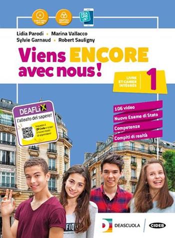 Viens encore avec nous! C'est facile! BES. Per la Scuola media. - Lidia Parodi, Marina Vallacco, Sylvie Garnaud - Libro Black Cat-Cideb 2019 | libraccio.click