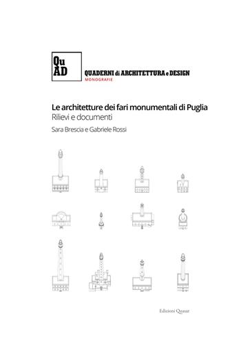 Le architetture dei fari monumentali di Puglia. Rilievi e documenti - Sara Brescia, Gabriele Rossi - Libro Quasar 2024, Quaderni di architettura e design. Monografie | libraccio.click