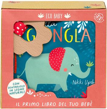 Nella giungla. Ediz. a colori. Con dentaruolo in legno naturale  - Libro La Coccinella 2024, Eco baby | libraccio.click
