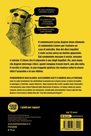 Dieci piccoli inquilini - Pierdomenico Baccalario, Alessandro Gatti, Andrea Dalla Fontana - Libro Piemme 2022, Il battello a vapore. Giallo e nero | libraccio.click