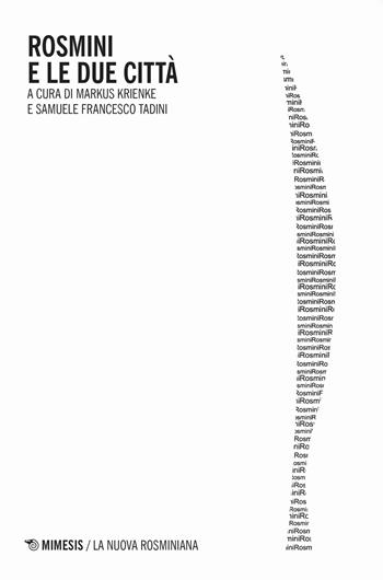 Rosmini e le due città - Tadini - Libro Mimesis 2020, La nuova rosminiana | libraccio.click
