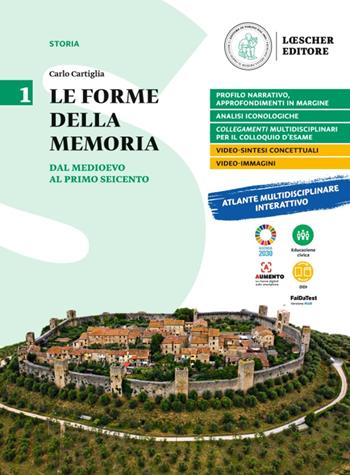Le forme della memoria. Per le Scuole superiori. Vol. 1: Dal Medioevo al primo Seicento - Carlo Cartiglia - Libro Loescher 2021 | libraccio.click
