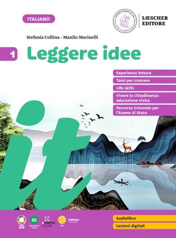 Leggere idee. Con Mito ed epica. Per la Scuola media. Vol. 1 - Stefania Collina, Manlio Marinelli - Libro Loescher 2023 | libraccio.click