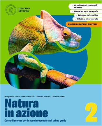 Natura in azione. Per la Scuola media. Vol. 2 - Margherita Fronte, Marco Ferrari, Gianluca Ranzini - Libro Loescher 2026 | libraccio.click