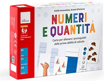 Numeri e quantità. Carte per allenare i prerequisiti delle prime abilità di calcolo - Emilia Annunziata - Libro Erickson 2026, Giochi educativi | libraccio.click