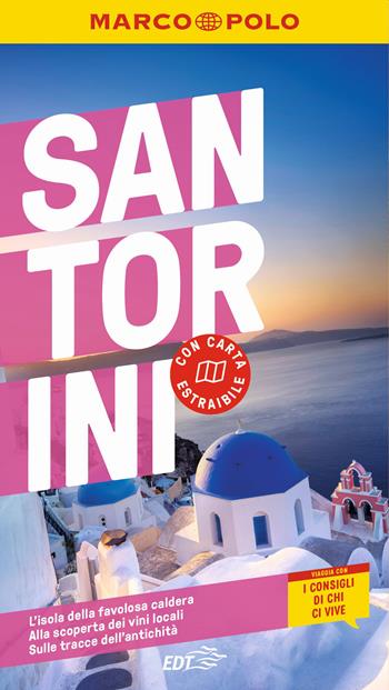 Santorini. Con carta estraibile - Klaus Bötig - Libro Marco Polo 2023, Guide Marco Polo | libraccio.click