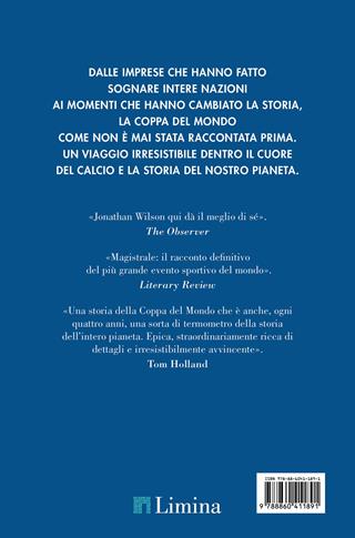 La grande storia della Coppa del Mondo - Jonathan Wilson - Libro Limina 2026 | libraccio.click