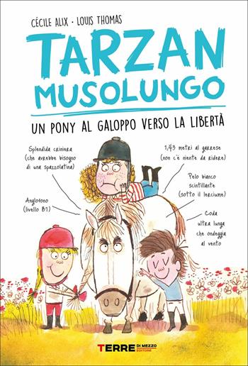 Tarzan musolungo. Un pony al galoppo verso la libertà - Cécile Alix, Louis Thomas - Libro Terre di Mezzo 2021, Acchiappastorie | libraccio.click