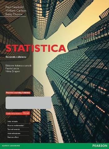 Statistica. Ediz. MyLab. - Paul Newbold, William Carlson, Betty Thorne - Libro Pearson 2014, Statistica | libraccio.click