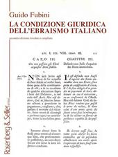 La condizione giuridica dell'ebraismo italiano