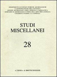 Giornate di studio in onore di Achille Adriani. Atti del Convegno (Roma, 26-27 novembre 1984)  - Libro L'Erma di Bretschneider 1991, Studi miscellanei | libraccio.click